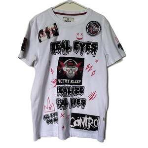 Kleep Mens XL Short Sleeve Graphic T-Shirt Real Eyes Realize Real Lies